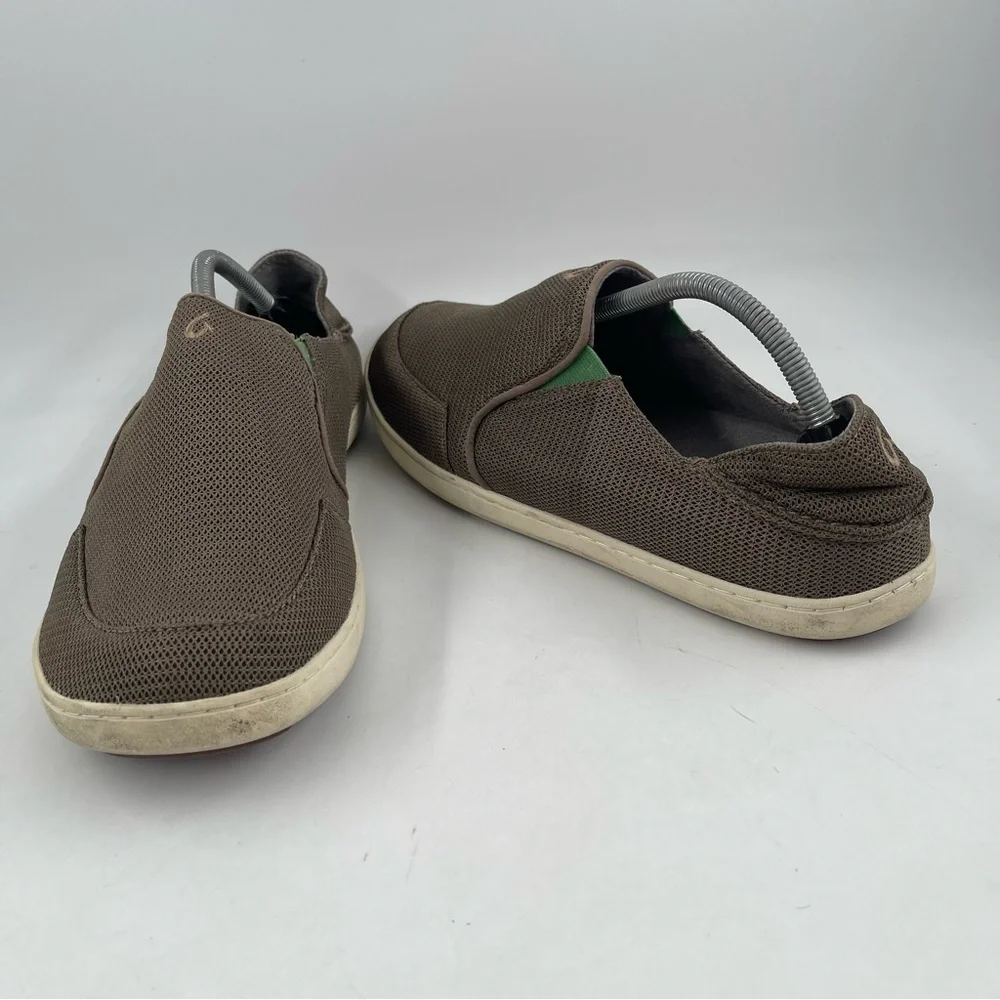 Olukai Men’s Nohea Mesh Mustang - Lime Slip-On Shoes Loafers - SIZE 11.5